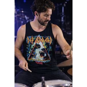 Def Leppard Hysteria 88 Tour Shirt Size Large L Vintage Style Band Tee Black